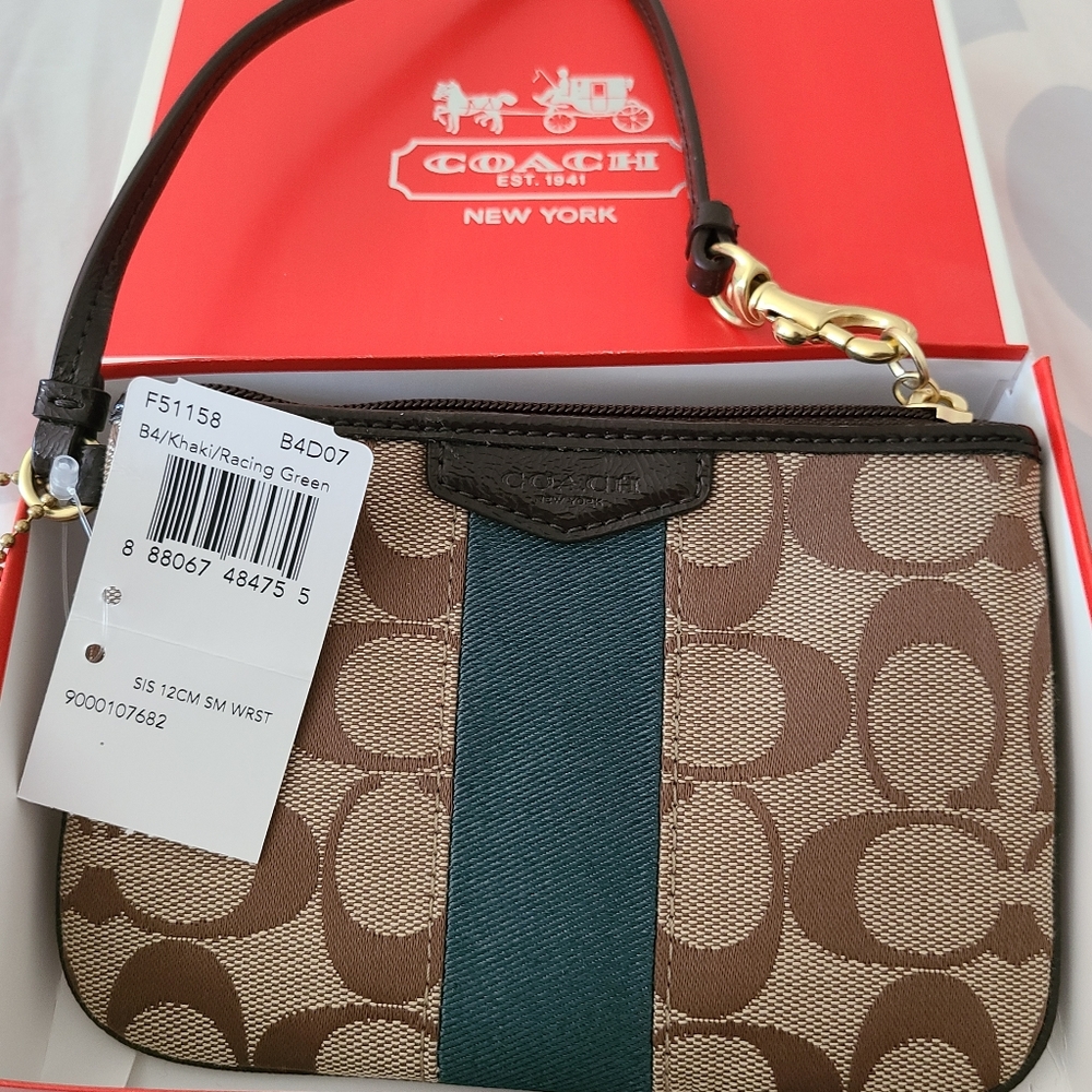 NWT Coach Wristlet